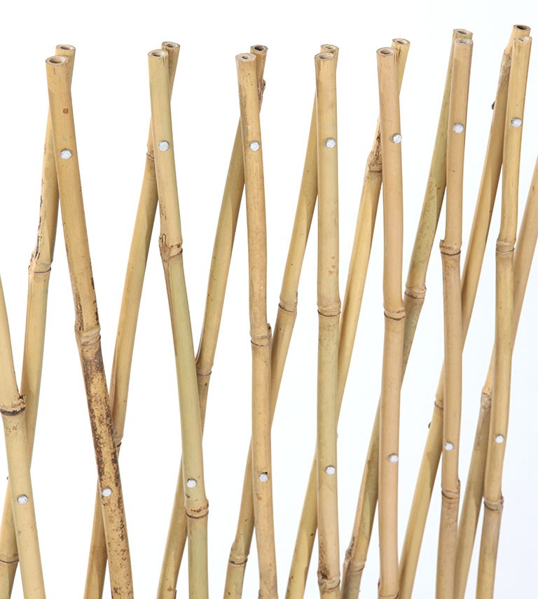 Trellis en bambou naturel verni