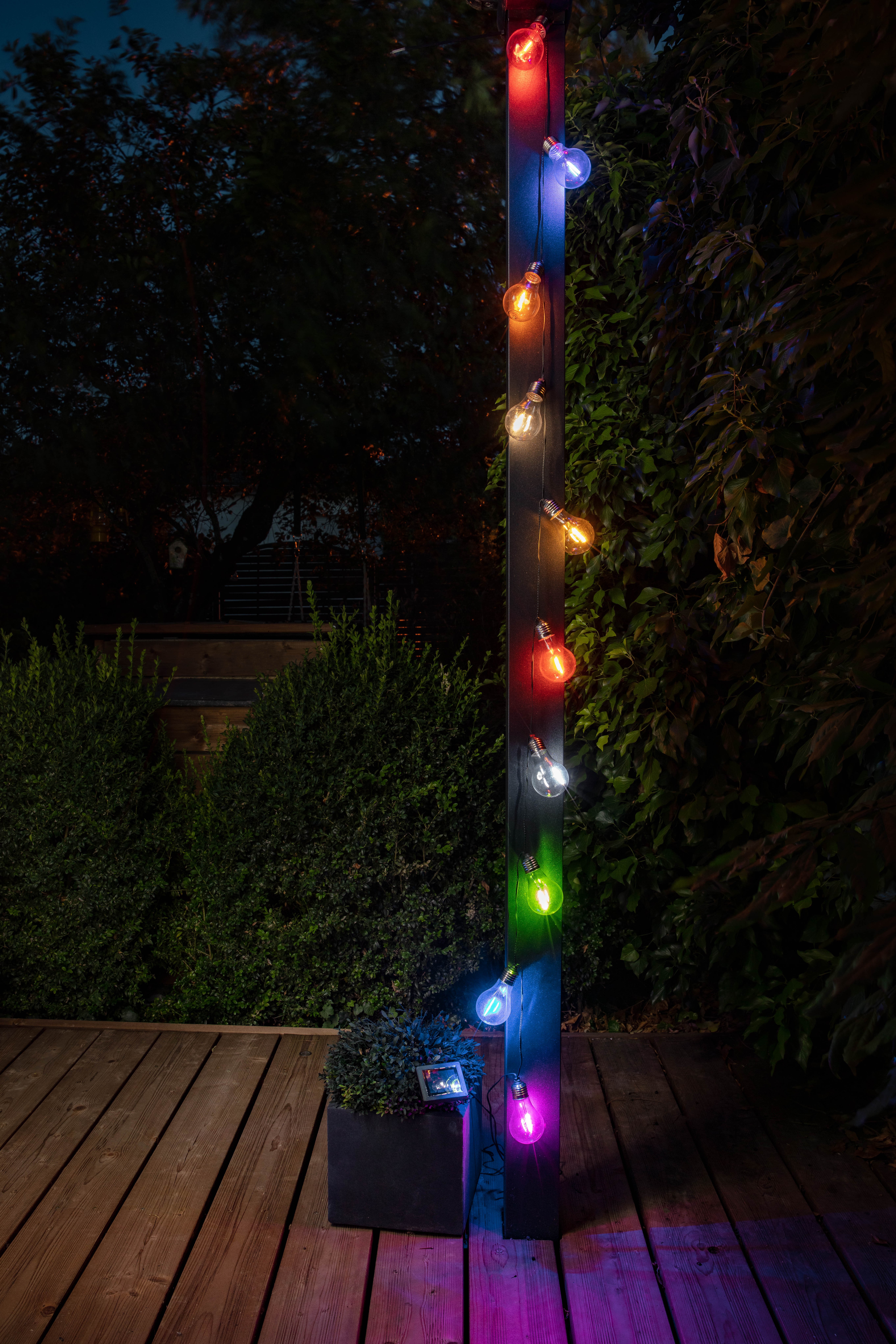 Guirlande solaire à planter 10 LED - 3.8 mètres